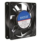 BRZ 02 120x120x38 Bilezikli Kablolu 220 VAC Fan