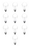 10 Adet Gecem 9W Led Ampul E27 Duy 6500K - Beyaz Işık