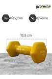 Proforce Vdb Dışı Vinil Kaplı Içi Çelik Döküm Ağırlık Dambıl 1kg -tek Adet