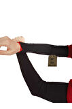 BOYUNLUKLU BONE VE KOLLUK TESETTÜR SİYAH HİJAB İKİLİ SET PRATİK BONE