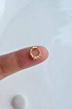 Gold Taşlı Halka Tragus Piercing Helix Lob Forvard Helix