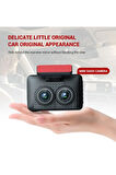 Araç İçi HD Kamera Video Kaydedici 3 Kamera 1080P Full HD Araç Kamerası WDR G-Sensor 5Mp Büyük Ekran