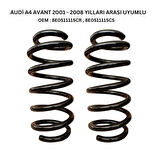 Arka Helezon Yay Takımı - 2 Adet Standart Yay ST102034R, Audi A4 Avant (2001-2008) Uyumlu