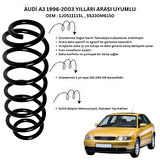 Audi A3 (1996-2003) Uyumlu Standart Yay ST102001R - Arka Helezon Yay Takımı - 2 Adet