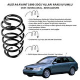 1995-2000 Audi A4 Avant İçin Standart Yay ST102004F - 2 Adet Ön Helezon Yay Takımı