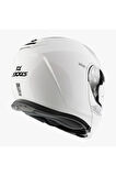 Motorüzgar'dan Gecko Sv Solıd A0 Gloss Pearl Beyaz Çene Açılır Motosiklet Kaskı  XS