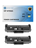 HP W1106A 106A Muadil 2 Adet - Laser 107 107a 107w MFP 135 135a 135ag 135r 135w 135wg MFP 137fnw 137fwg