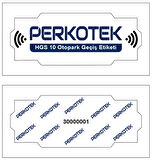 50 Adet HGS Etiketi