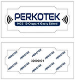 100 Adet HGS Etiketi