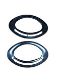Çanta Sapı Oval Siyah 18 cm