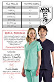 Basic Lüks Kaliteli Likralı Doktor Hemşire Forması Scrubs Lila