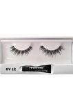 Prodiva Dv 12 Model Gerçek Bütün Takma Kirpik 10 Lu Paket