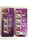 Prodiva 10'lu 3D İpek Takma Kirpik