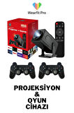 Taşınabilir Projektör Full Hd 1080P 4K Projeksiyon Oyun Cihazı