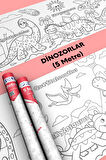 Dinozor Boyama Kağıdı
