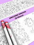 Unicorn Boyama Kağıdı