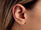 Fulc 0,06ct Pırlanta Piercing-Tragus
