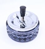 Hauser Bas-Çevir Cam Küllük - Füme