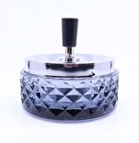 Hauser Bas-Çevir Cam Küllük - Füme