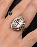 Mührü Şerif 925 Ayar Gümüş Erkek Yüzüğü
