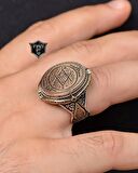 Hz. Süleyman Mührü 925 Ayar Gümüş Erkek Yüzüğü