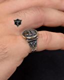 Mührü Şerif 925 Ayar Gümüş Erkek Yüzüğü