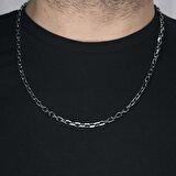 Gemici Zincir 925 Ayar Gümüş 5 MM Oksitlı