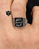 Mührü Şerif 925 Ayar Gümüş Erkek Yüzüğü