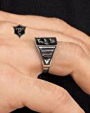 Mührü Şerif 925 Ayar Gümüş Erkek Yüzüğü