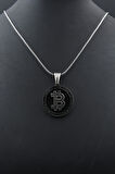Bitcoin Gümüş Kolye Zincir 925 Ayar 901570