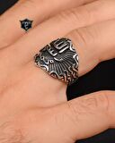 Mührü Şerif 925 Ayar Gümüş Erkek Yüzüğü 