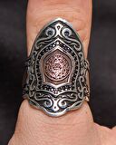 Gümüş Erkek Yüzük Hz. Süleyman Mührü Zihgir