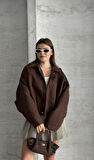 Prifaldi ZR Oversize Süet Bomber Ceket