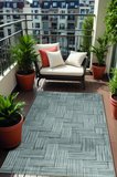 Decoser Hasır 8052 Gri Halı Kilim Kaymaz Taban Salon Mutfak Kesme Yolluk