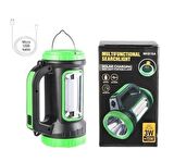 Q-Max 15W Solar+Şarjlı Fener