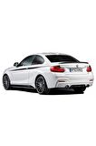 Bmw 2 Serisi F22 2014 Sonrası M Performance Arka Tampon Eki - Difüzör (plastik)