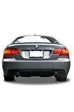 Bmw 3 Serisi E92 E93Uyumlu  M Performance Arka Tampon Eki - Difüzör (plastik)