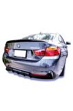 Bmw 4 Serisi F32 F33 F36 M Performance Soldan Çift Çıkış Arka Tampon Eki - Difüzör (plastik)