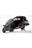 Bmw 5 Serisi F10 (2010 - 2014) Uyumlu Vorsteiner Arka Tampon Eki - Difüzör (plastik)