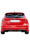 Uyumlu Ford Focus 3 Hb Makyajlı (2015-2018) Arka Tampon Eki - Difüzör (plastik)