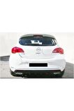 Opel Astra J Hb 2013 - 2015 Egzoz Görünümlü Arka Tampon Eki - Difüzör (plastik)
