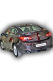 Opel Astra J Sedan 2013 Sonrası Arka Tampon Eki - Difüzör (plastik)