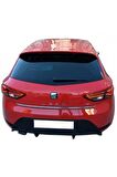 Seat Leon Mk3 - 5f (2013-2016) Style Uyumlu Arka Tampon Eki - Difüzör (plastik)