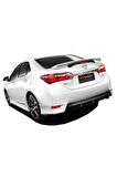 Toyota Corolla Arka Tampon Flap + Difüzör Plastik 2013-