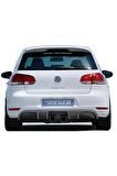 Volkswagen Golf 6 Uyumlu 2009-2012 Arka Tampon Eki - Difüzör