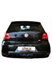 Volkswagen Polo (2010-2014) Gti R400 Arka Tampon Eki - Difüzör (plastik)