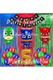 PjMasks Balon Set 5 Yaş PjMasks Kedi Çocuk Baykuş Kız Kertenkele Çocuk Konsept Doğum Günü Balon Set