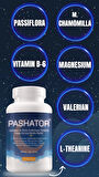 Stres ve Uyku Desteği: Magnezyum, Passiflora, Vitamin B6 ve L-Theanin (3 Şişe-90 Kapsül)