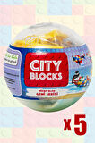 City Blocks Mikro Blok Gemi Serisi 5 Adet