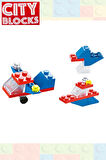 Mikro Blok Oyuncak 2+2 City Blocks Seti